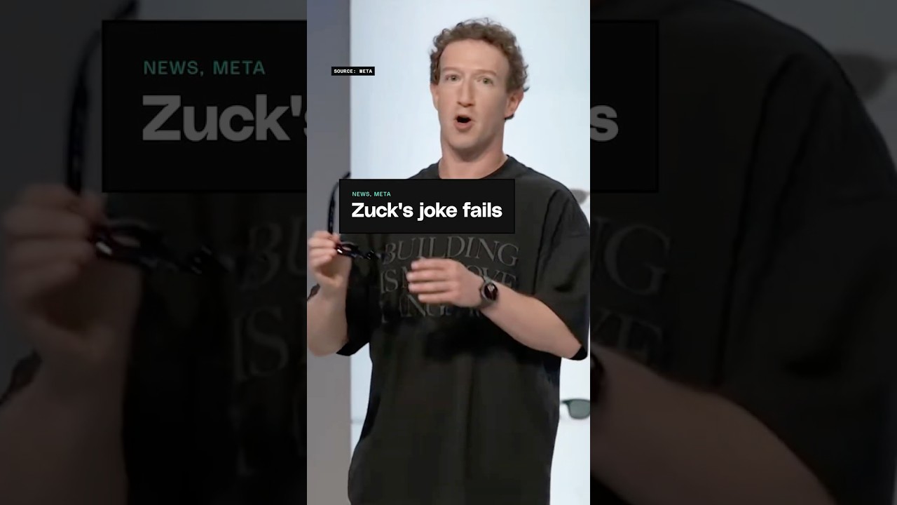 Zuck's joke fails at Meta Connect