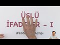 8. Sınıf  Matematik Dersi  a1 LGS Matematik ÜSLÜ İFADELER-I (Negatif Kuvvet-Üssün Üssü) ENERJİ KAMPI (Canlı) Yeni Nesil Konu Anlatımı ve Beceri ... konu anlatım videosunu izle