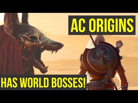 Assassin's Creed Origins HAS HUGE UNIQUE WORLD BOSSES (AC Origins - Assassins Creed Origins) Video