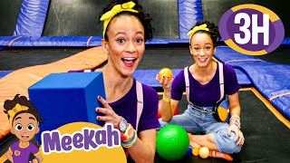 My Favorite Trampoline Games and Sports | Educational Videos for Kids | Blippi and Meekah Kids TV