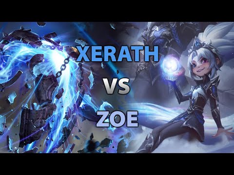 Xerath vs Zoe – Long-Range Mage Duel | LoL Midlane Season 2 2025 (4K)
