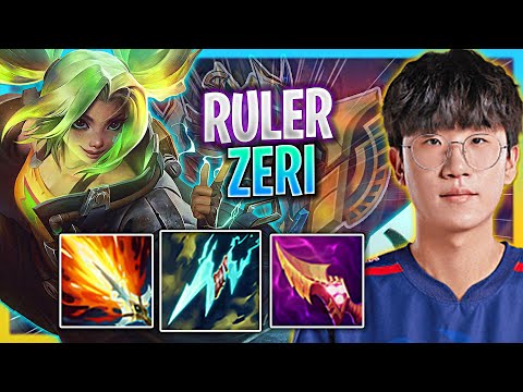 RULER IS READY TO PLAY ZERI! | JDG Ruler Plays Zeri ADC vs Ezreal!  Season 2023