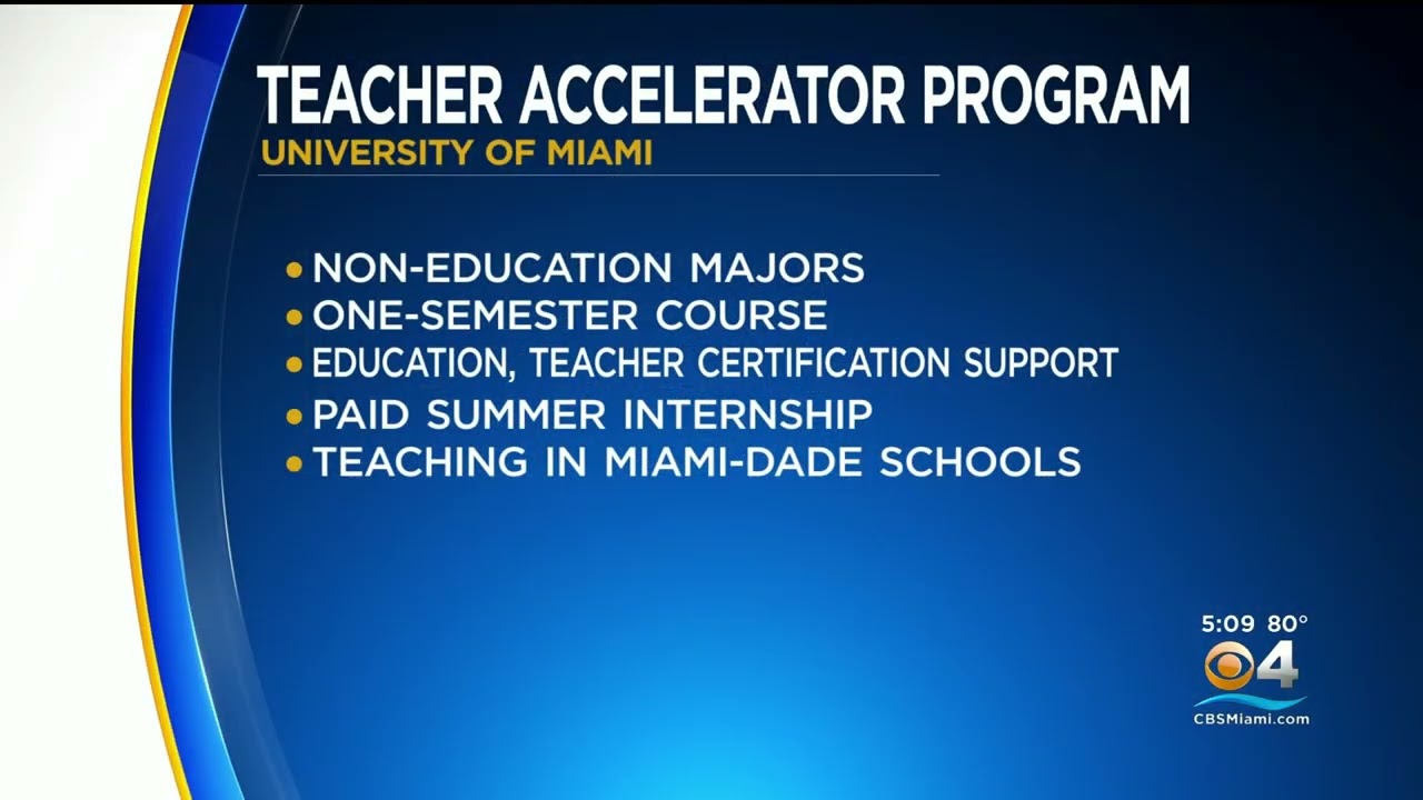 Univ. Of Miami And Miami-Dade Schools Partner On 