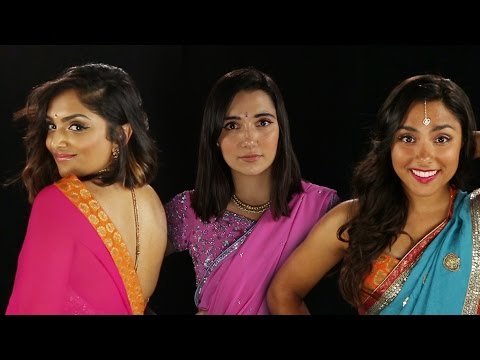 Women Dress Themselves In Sarees For The First Time