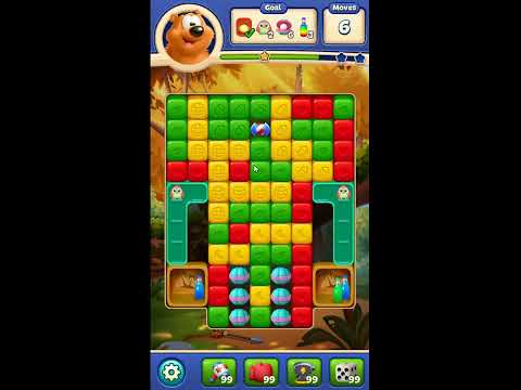 Toon Blast Level 11056 - NO BOOSTERS 🐻🐺🐱 | SKILLGAMING ✅