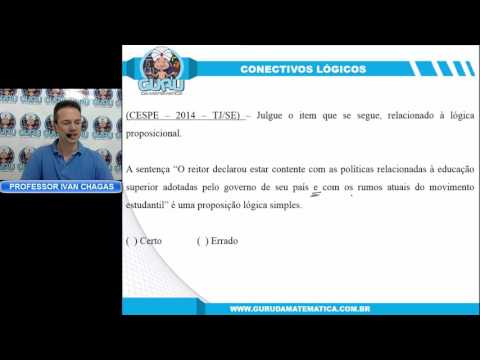 0374 - CESPE - 2014 - TJ/SE - CONECTIVOS LÓGICOS (www.gurudamatematica.com.br)
