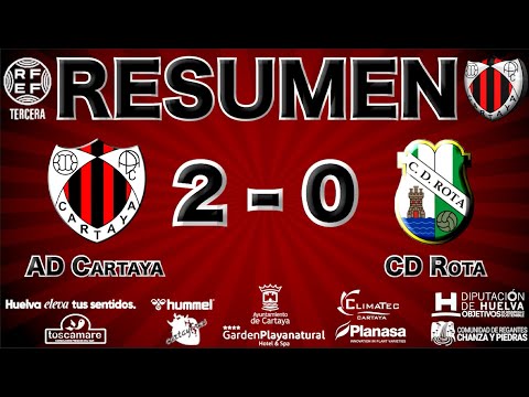 📹 Resumen del AD Cartaya 2-0 CD Rota. Jornada 18 del Grupo X de Tercera Federación