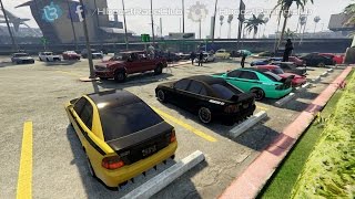 Grand Theft Auto V Online (PS4) | Karin vs Vapid Meet | Car Show, Airport Drags & More