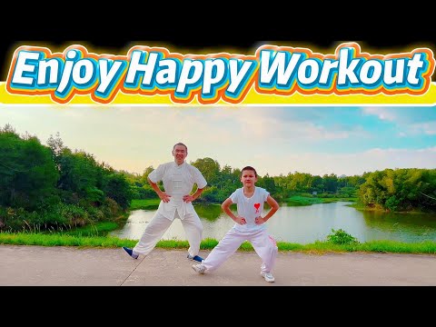 SHRINK Your Waist with This 10MIN Father Son Taichi Workout Challenge!