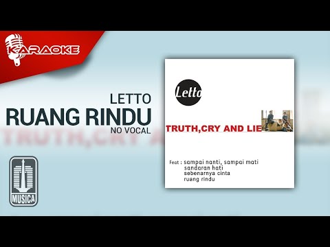 Letto - Ruang Rindu (Official Karaoke Video) | No Vocal - Female Version