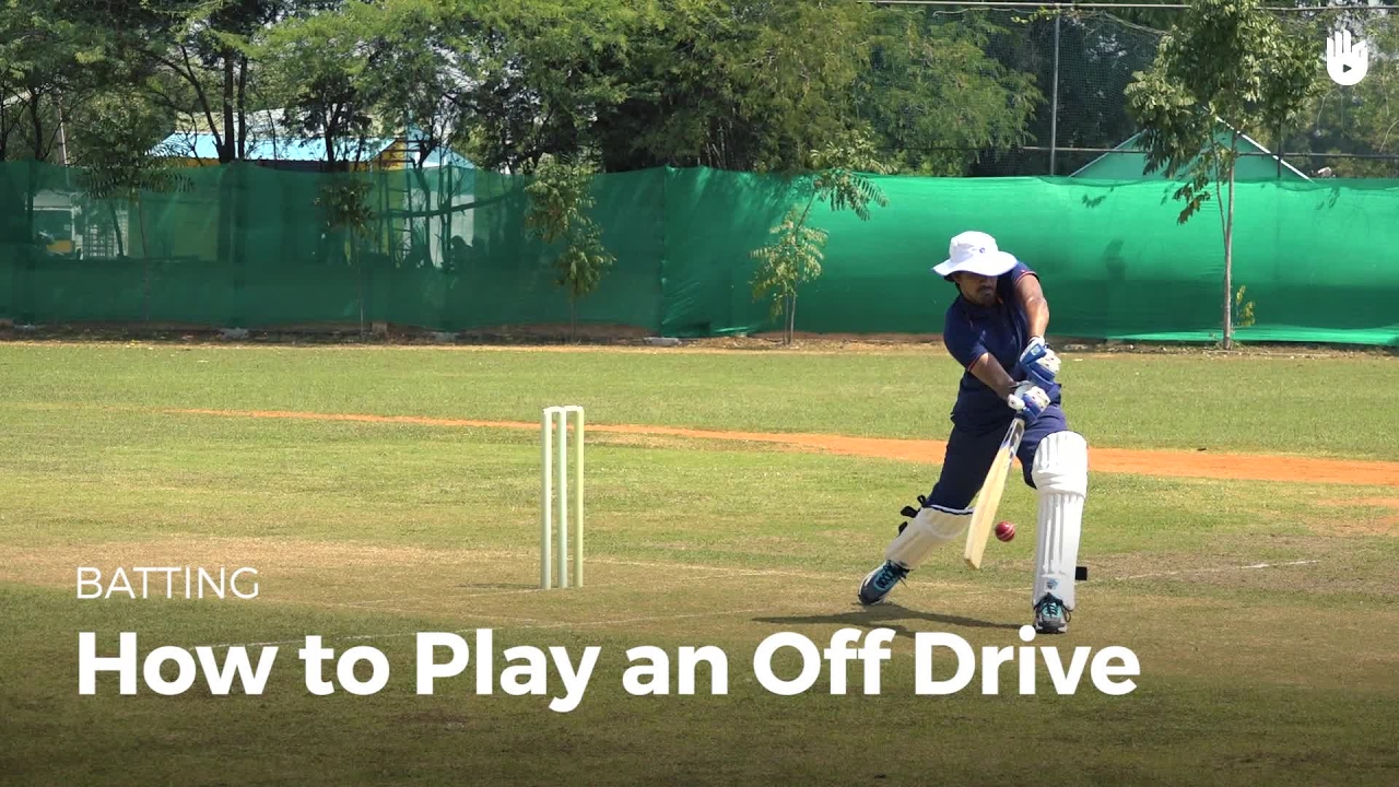 How to Play an Off Drive How to Play Cricket Sikana
