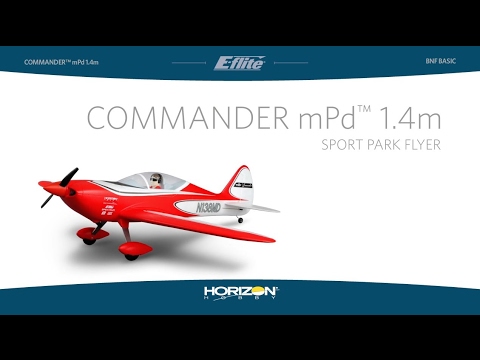 E-flite Commander mPd 1.4m BNF Basic & PNP