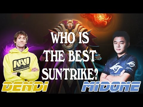Dendi vs MidOne - Who is the best suntrike?