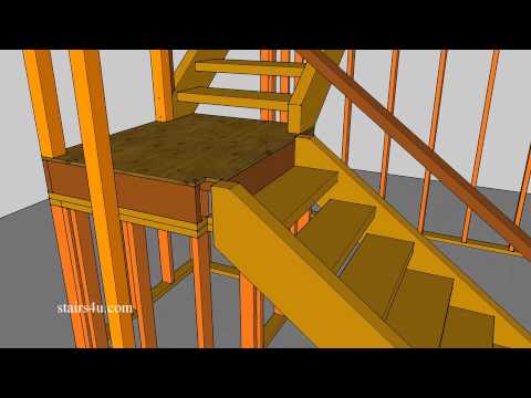 Build 4 x 4 Landing Newel Post into Framing for Stronger Guardrails