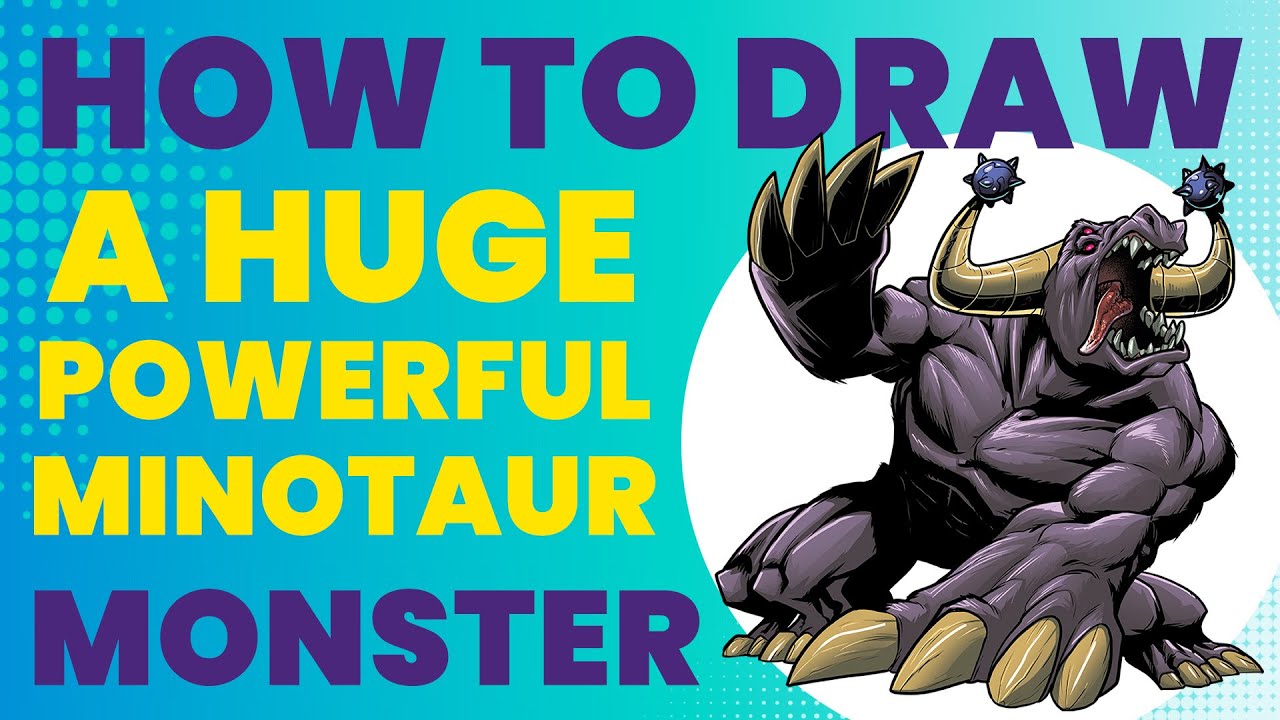 How to Draw a Powerful Minotaur Monster – Gravelcrack