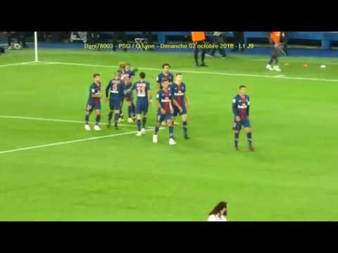 PSG / OL 07.10.2018 : 5-0 (L1 J9) 3/4 : Juste après les buts du PSG ou presque