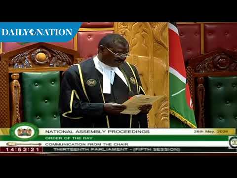 Wetang'ula: Ndindi Nyoro asked Parliament to convene via media
