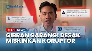 Wapres Gibran Garang! Desak RUU Perampasan Aset Segera Jadi UU demi Memiskinkan Koruptor!