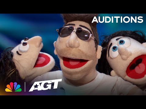 Puppet Simon & The Cowbelles serenade Simon Cowell with "Somebody to Love" | Auditions | AGT 2023