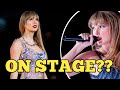 So strange!! What happened to Taylor swift on stage at her Eras tour in Madrid (Spain)