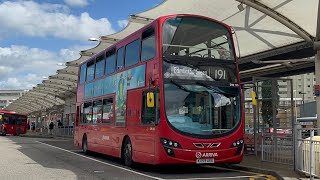 FRV. Arriva London Route 191. Edmonton Green - Brimsdown. Wright Gemini 2 DB300 DW190 (KX59 AEE)