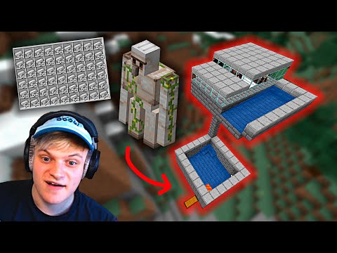 LAVER EN IRON FARM - Minecraft: Ep 40