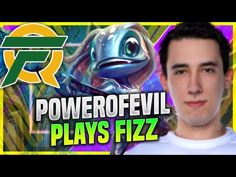 WHEN POWEROFEVIL PICKS FIZZ! - FLY PowerOfEvil Plays Fizz MID vs Twisted Fate! | Challenger TV