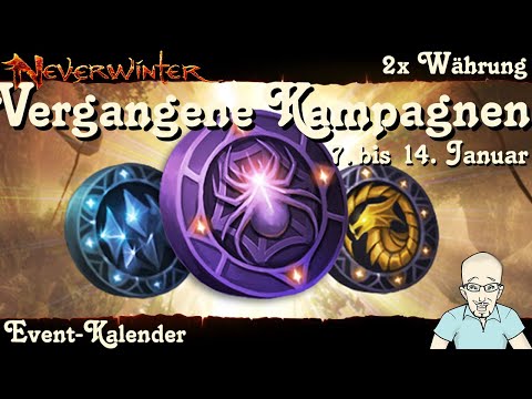 NEVERWINTER: Event-Kalender 2x Währung Vergangene Kampagnen & Ruhm & VIP Rabatt KW1-2 - PS4 deutsch