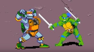 Casual Longplay: TMNT - Turtles in Time (Arcade UAA version) full game for 1 Player with Leonardo