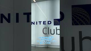 【アメリカ生活】ロサンゼルスとニューアーク空港のユナイテッド航空ラウンジを利用してみた。 #ロサンゼルス #ニューヨーク