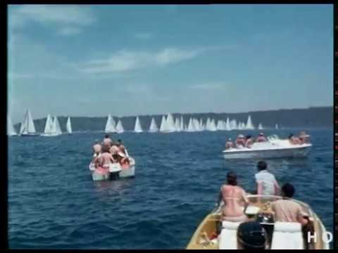 Cover image for Film - The Challenge - The Sydney/Hobart ocean classic - 1971 was the final in the series for the Southern Cross Cup which was won by the New Zealanders - this film is a gripping account of the race.
