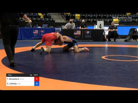 74 Kg Consolation Trever Devestern Titan Mercury Wrestling Club TMWC Vs Caleb Licking Nebraska Wre