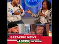 ‘Cut It! Get Him Off My Set!’—Tyrus Drops Truth Bombs and Walks Out on The View