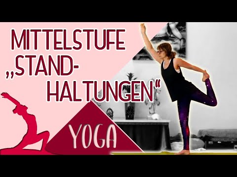 Mittelstufe "Standhaltungen" mit Wolfgang - Yoga Vidya Grundreihe Live - 09:15 Uhr 01.04.2021