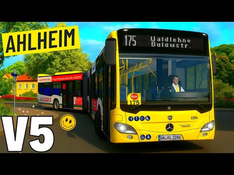 OMSI 2 [60 FPS] - AHLHEIM V5 PRESENTATION! ❤️ - Let's Play Omsi 2 [#996]