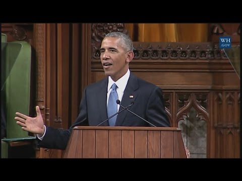 奥巴马 (President Obama Addresses Parliament)