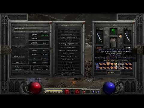 734 Magic Find Berserk Barbarian For Pindle + Eldritch (Diablo 2 Resurrected)