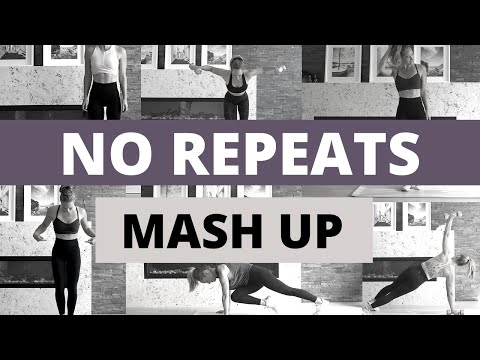 Killer NO REPEATS HIIT Mash Up!! // Total Body HIIT with Weights