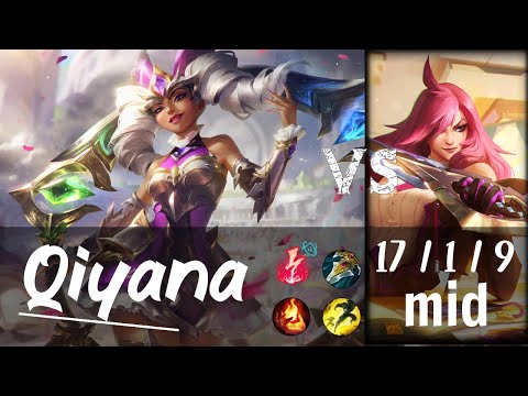 Qiyana MID vs Katarina - Challenger Replay KR