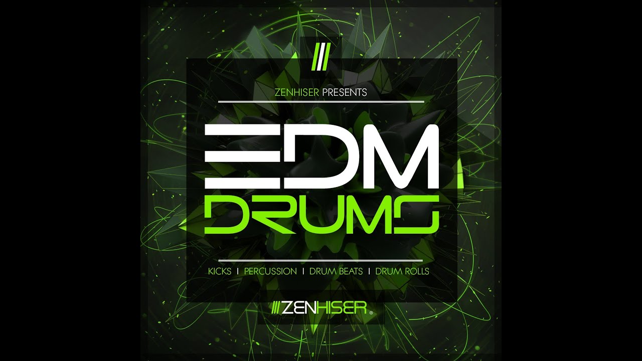 EDM Drums - 275 Huge Driving EDM Drum Sounds, Beats & Drum Rolls!
