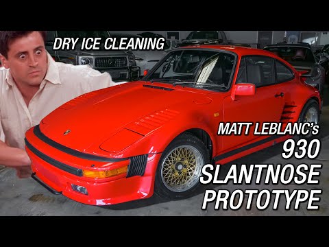 Thumbnail for Dry Ice Cleaning Matt LeBlanc's Porsche 930 Turbo Slantnose by Porsche 930