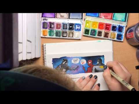 Say no to this - Watercolour bookmark