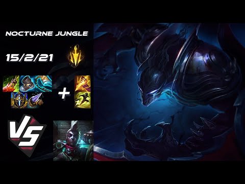 JUNGLE Nocturne vs Ekko - EU Grandmaster Patch 25.S2.5