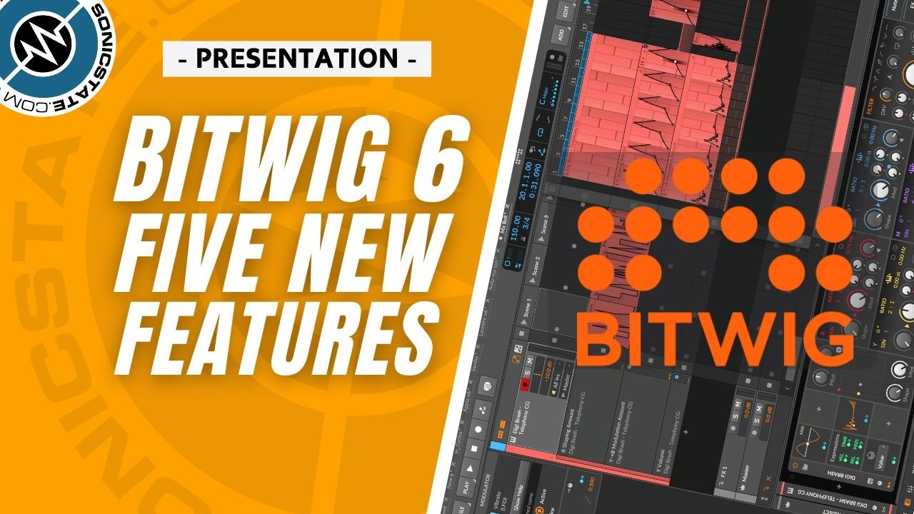 Bitwig 6.0 Update - 5 New Features - Presentation - YouTube