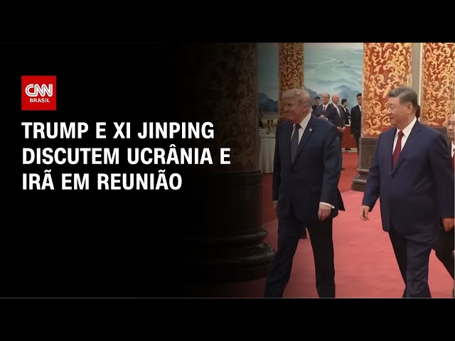 Na China, Trump e Xi Jinping discutem guerras na Ucrânia e no Irã | BASTIDORES CNN