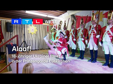 Alaaf! Ukrainer ist neuer Tanzoffizier in der Prinzengarde | RTL WEST, 13.11.2023