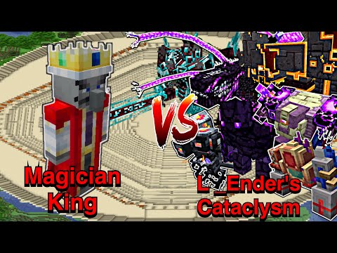 Minecraft |Mobs Battle| Your Request| Magician King VS L_Ender 's Cataclysm