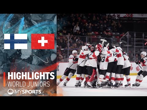 Finnland vs. Schweiz 2:3 n.V. I Highlights, World Juniors 2023