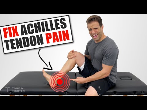 Fix Your Achilles Tendon Pain At Home (Just Do THIS!)