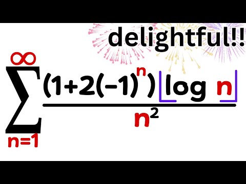 what an amazing approach to this crazy looking infinite series!!